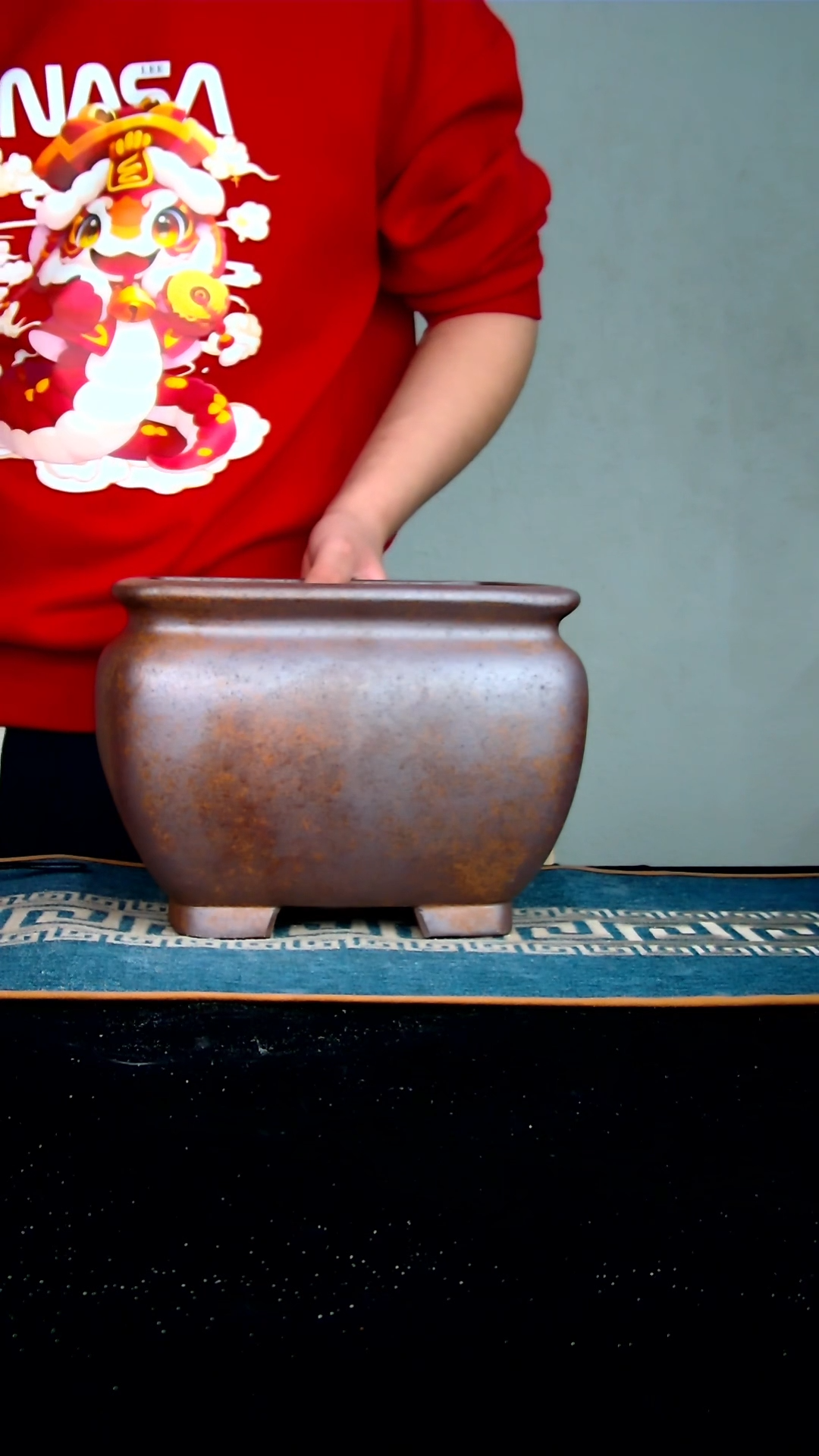 【闪购商品】紫砂花盆21*16内径紫砂花盆