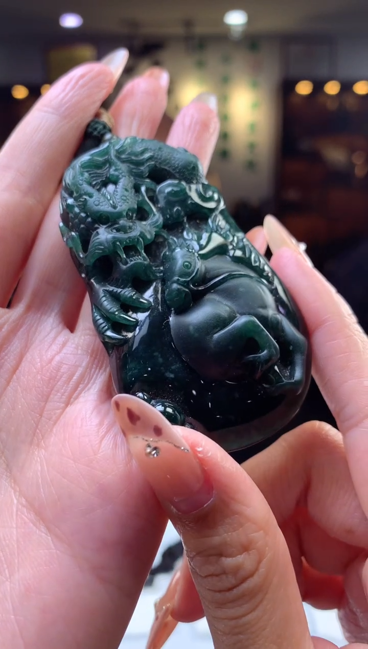 【闪购商品】定制翡翠未镶嵌挂件发货（拍一发一）