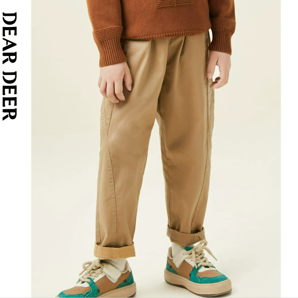 【门店同款】迪迪鹿男大童春秋季裤子运动休闲长裤新款时尚百搭