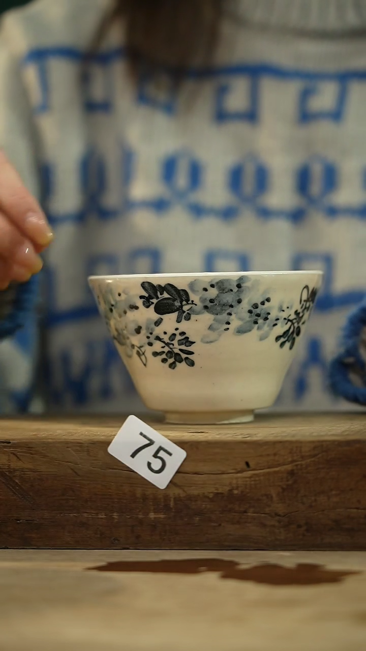 【闪购商品】瓷片设计师手作款· 小雾垂露青花手绘系列