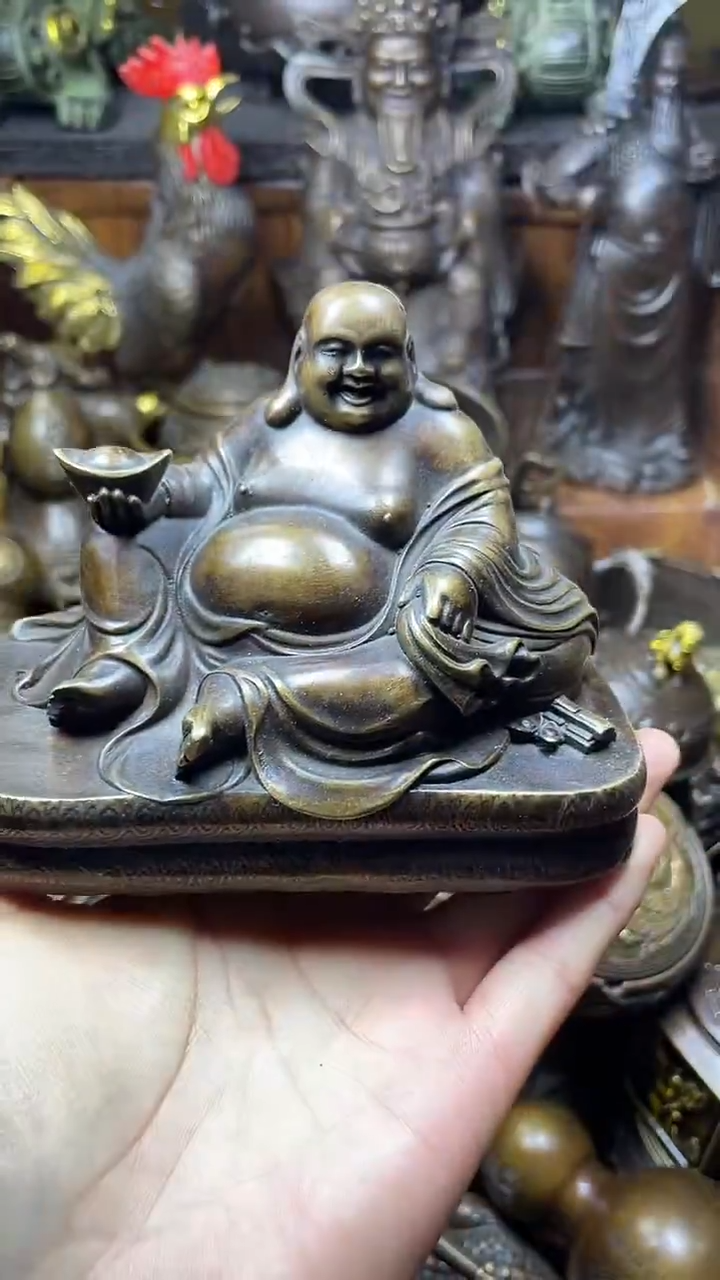 闪购链接，点击下单，有运费险，铜摆件