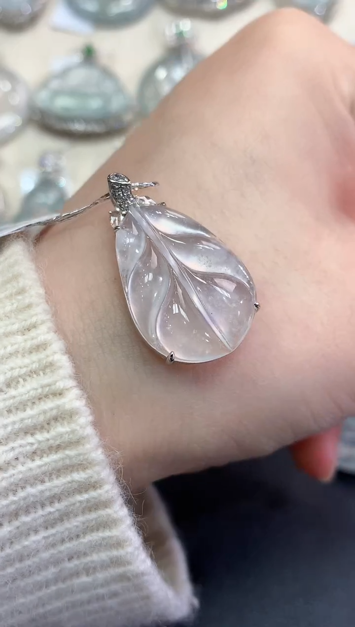 【闪购商品】翡翠颈饰18K金镶嵌C93   