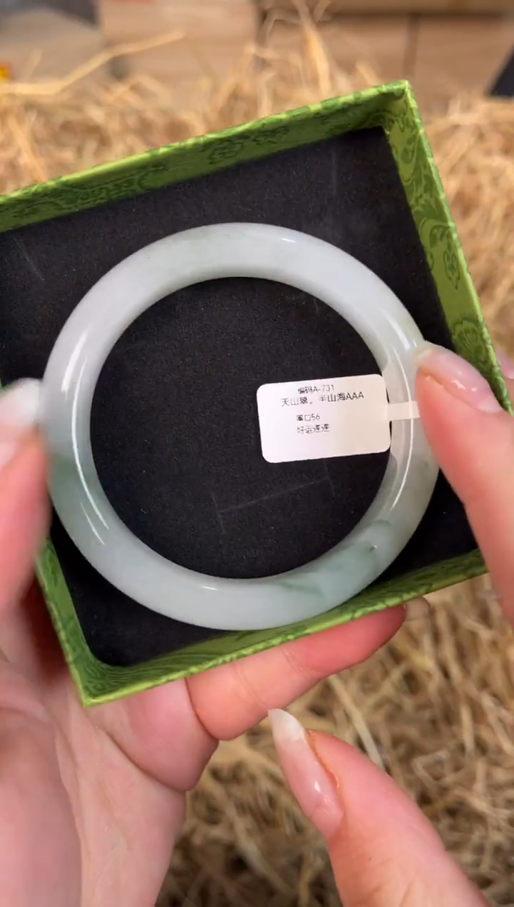 未镶嵌手镯石英质玉A-731