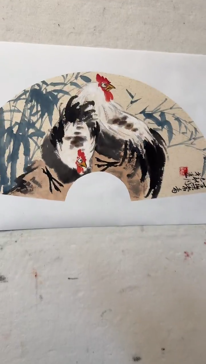 绘画有鸣堂书院伯揆师生作品展-戈远 绘画原作