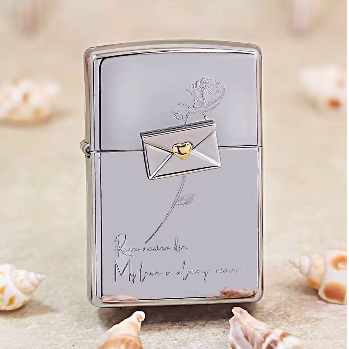 ZIPPO/之宝告白情书惊喜贴章告白送女友豪华纪念DYX1