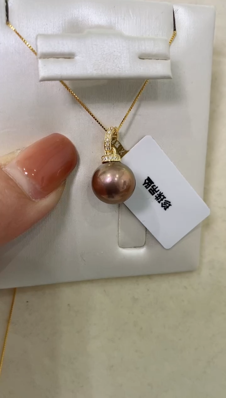 【闪购商品】淡水珍珠LL银S925镶嵌珍珠吊坠@@c1278