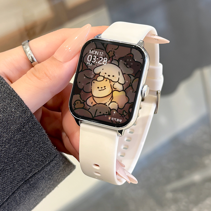 智能手表女新款蓝牙通话NFC支付多功能情侣跑步运动手环时尚百搭