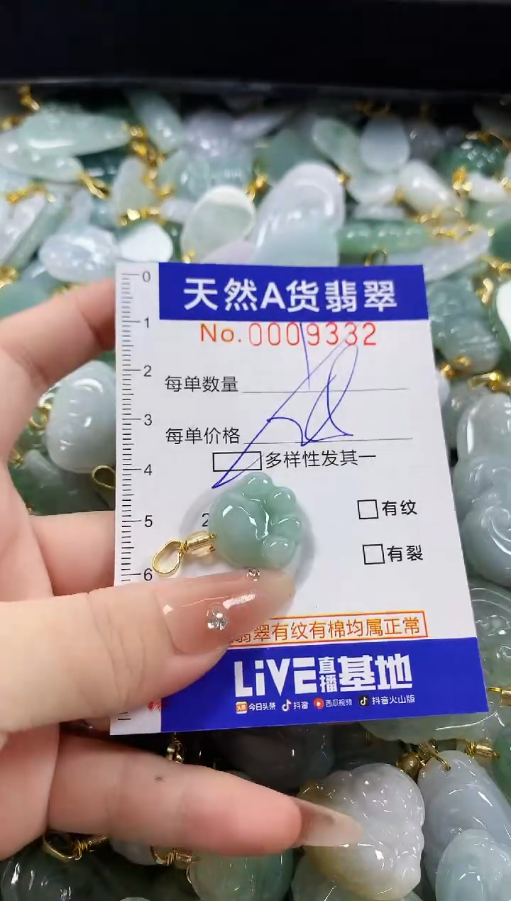 颈饰未镶嵌翡翠天然A货翡翠