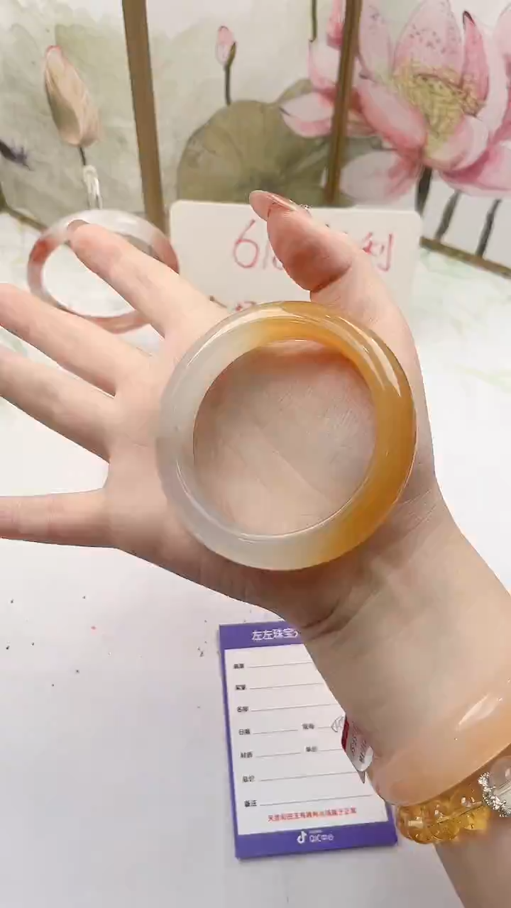 石英质玉手镯未镶嵌X19微色差55.6mm