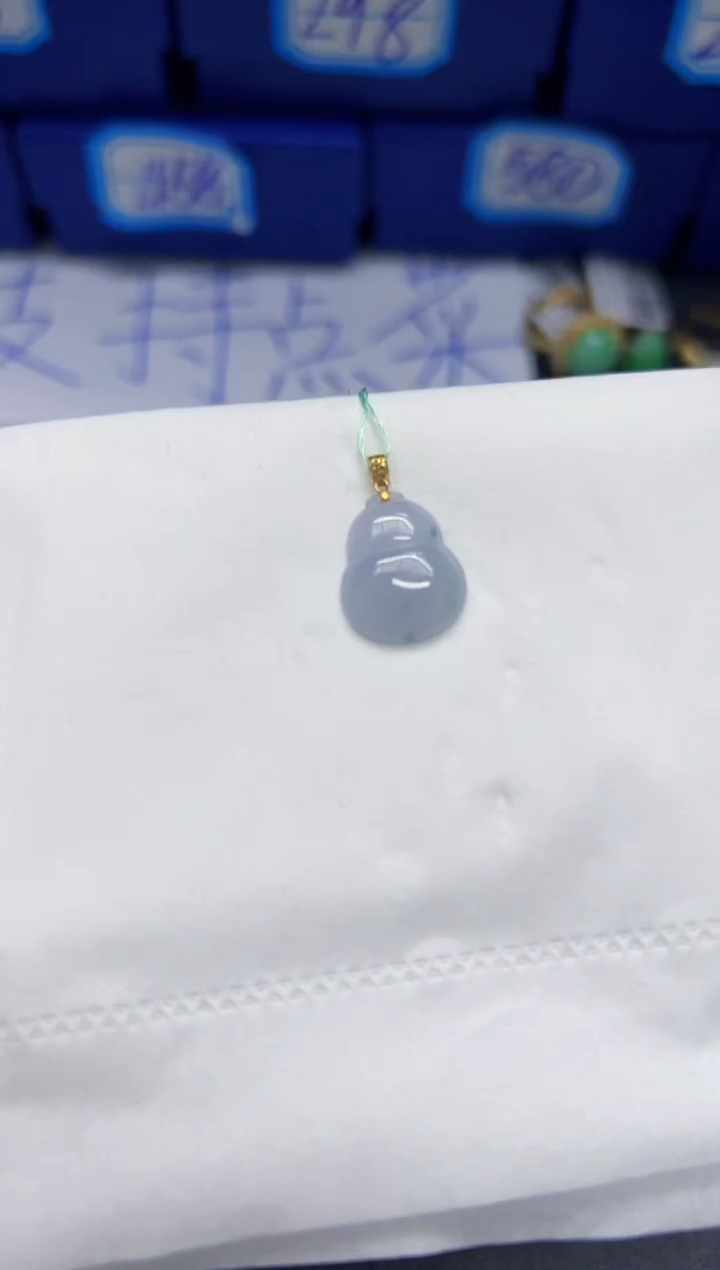 【闪购商品】翡翠颈饰18K金镶嵌Y缅料A货/支持复检/一件