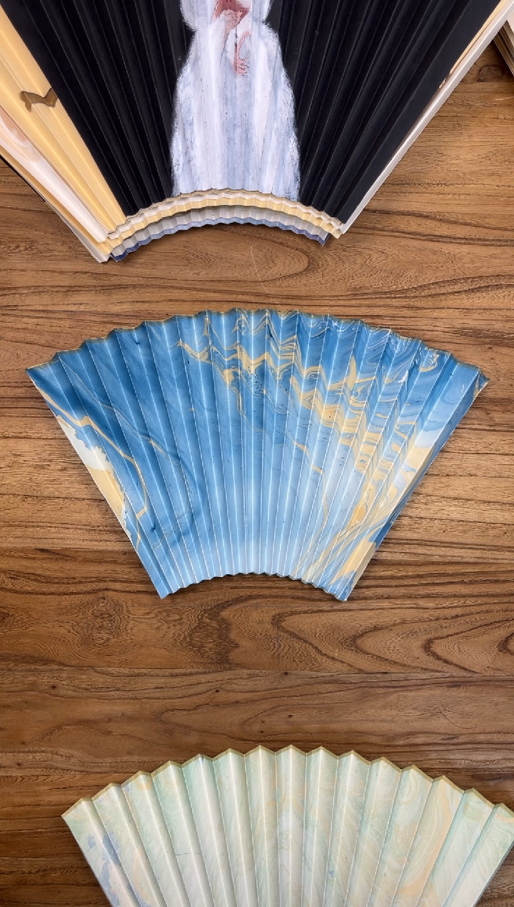 【闪购商品】扇子16方泽黎长物宣纸扇面