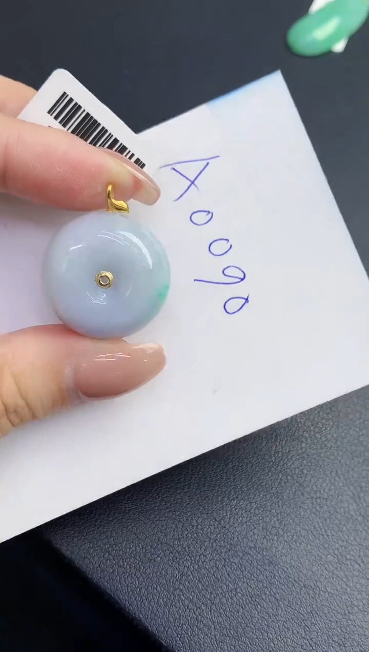 【闪购商品】翡翠18K金镶嵌颈饰00000000000