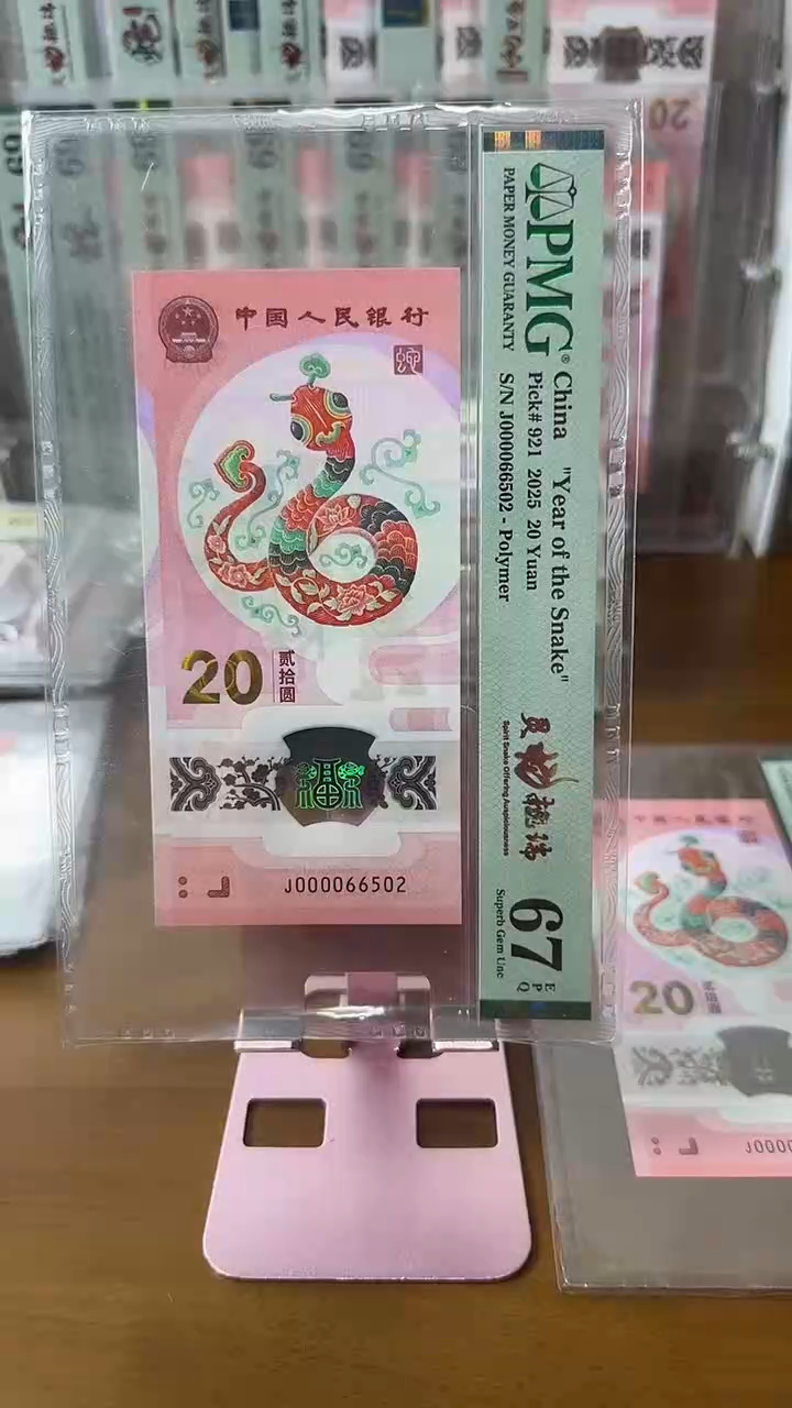 塑料000066502蛇钞67分