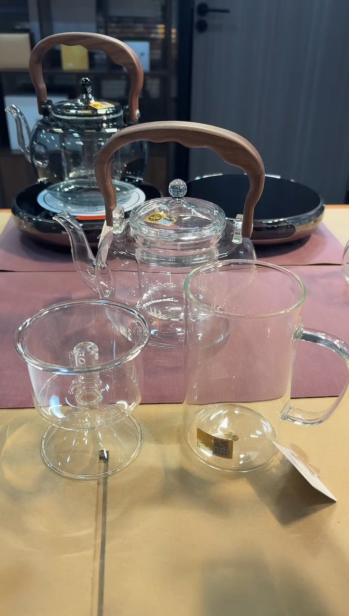 【闪购商品】禾器-山雅壶-透明色双内+禾器清简杯透明