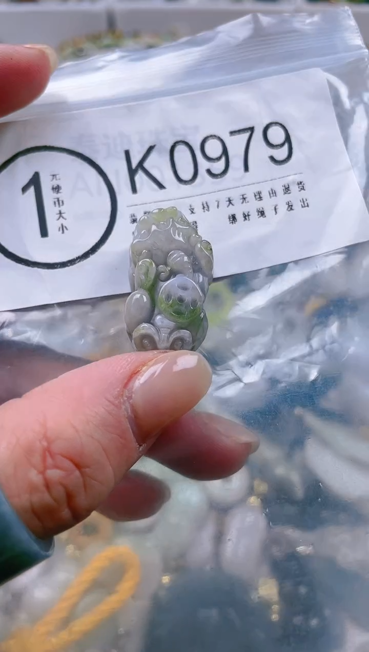 【闪购商品】翡翠颈饰未镶嵌/K/翡翠A货一图一物