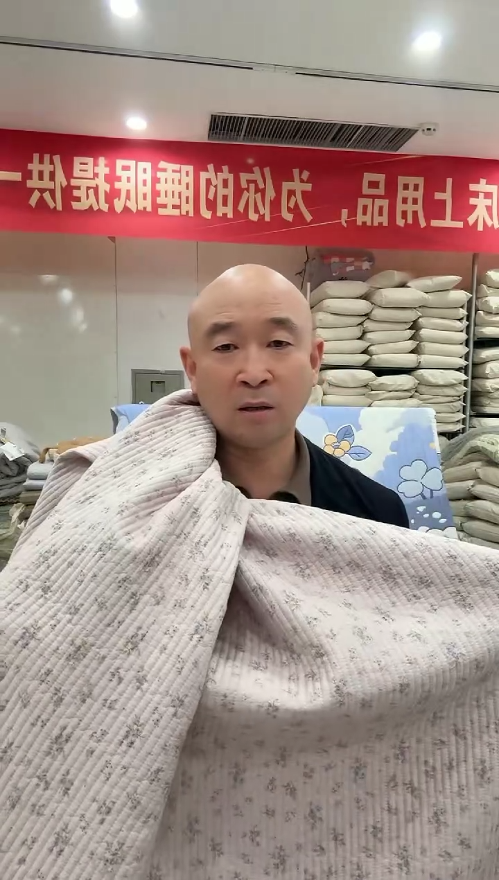 棉莱赛尔天丝床盖1.5*2.0紫色