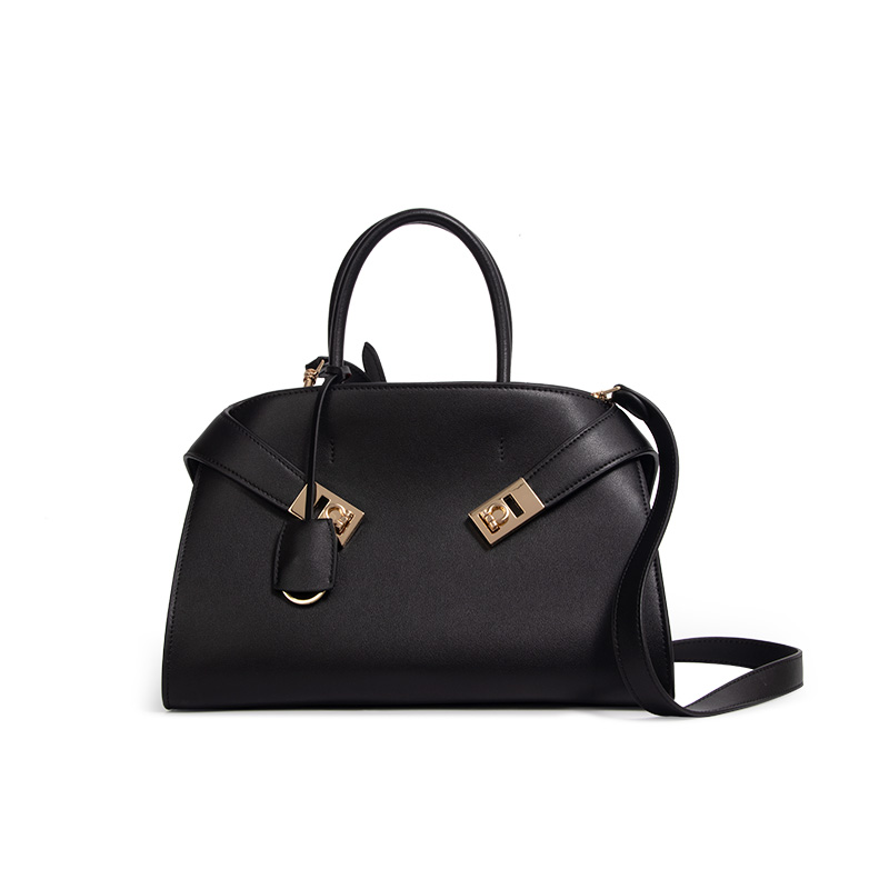 【Elin定制2025年秋冬新款女包时尚设计单肩包SLBL-689D-黑色