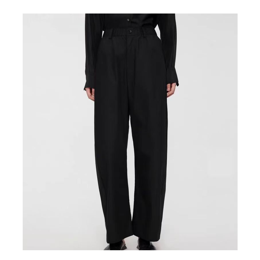 252033 江南 春夏季女装香蕉裤高腰纯棉宽松阔腿裤通勤