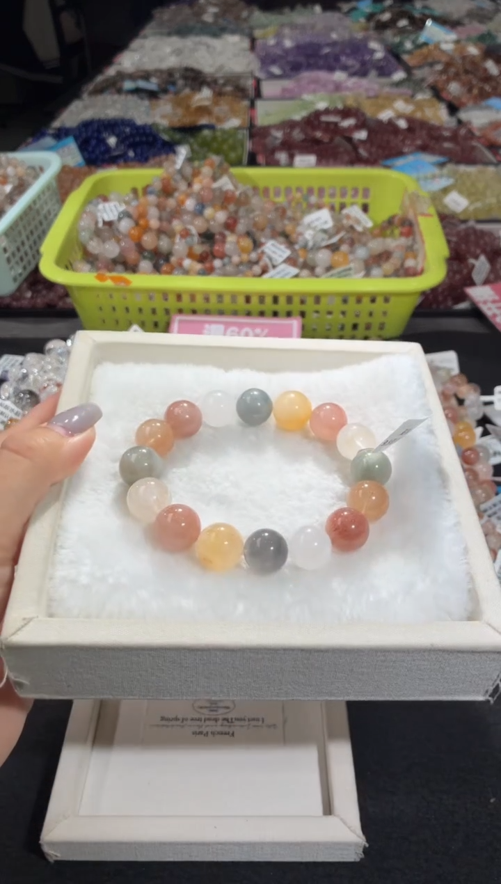 未镶嵌手链水晶108号 多样性发一A  13+