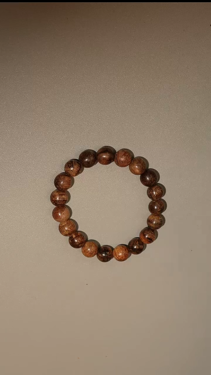 沉香手串老惠安99分沉1.0单圈手串10克+