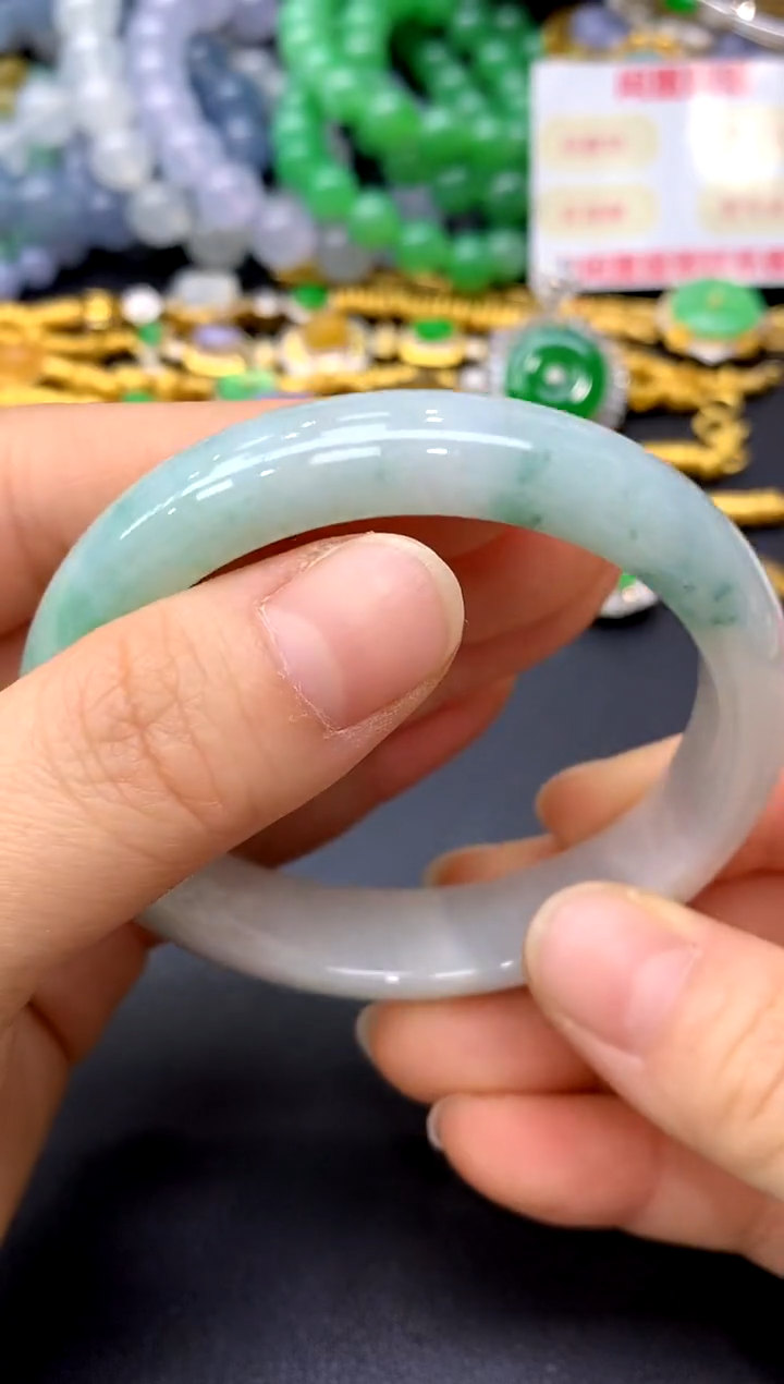 未镶嵌手镯翡翠363-中国好珍宝