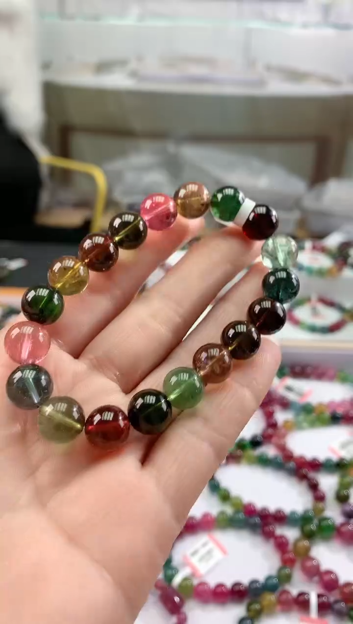 【闪购商品】碧玺手链未镶嵌多样性发一条