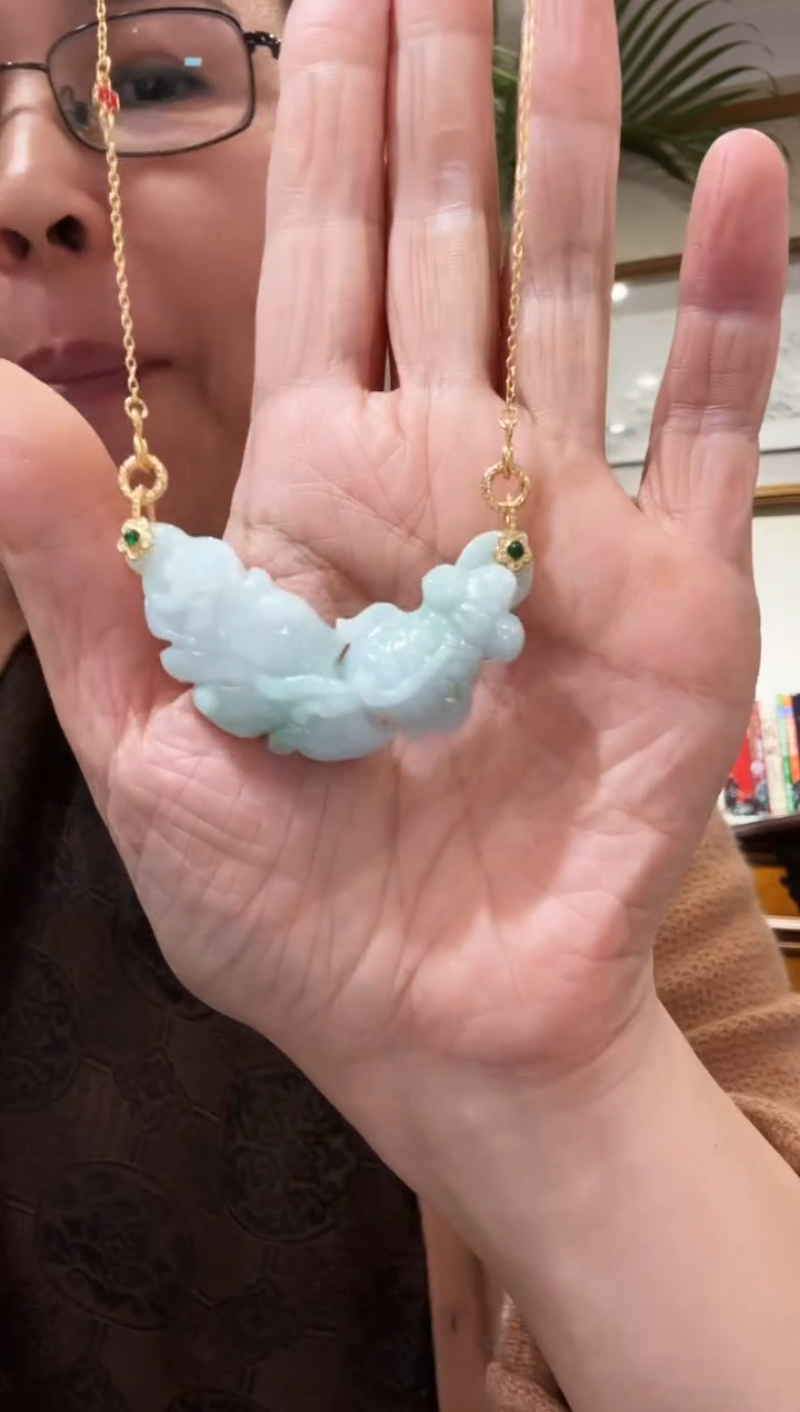 【闪购商品】翡翠颈饰未镶嵌国风