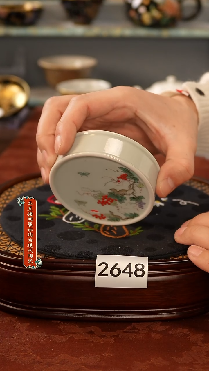 瓷片景德镇手工手绘2648