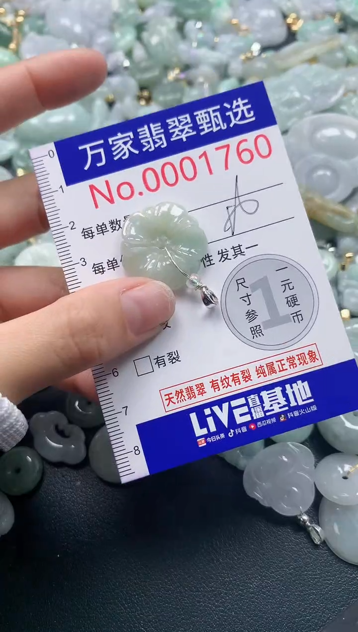 吊坠(不含链)未镶嵌翡翠1760