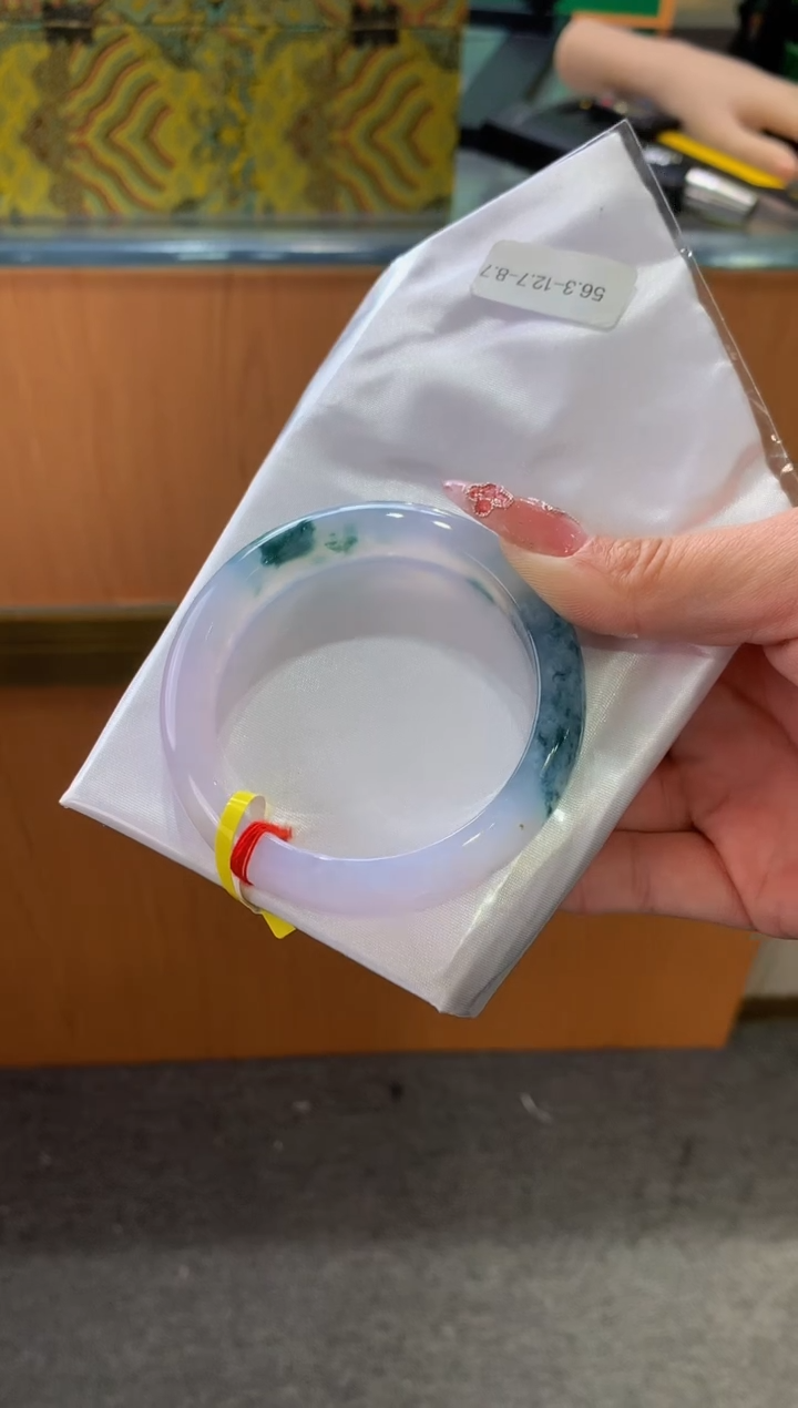 未镶嵌手镯翡翠-F89-正圈56.3