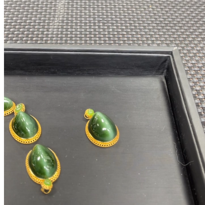 【老郑家】18K金和田玉挂件 多样性发一件不带链 