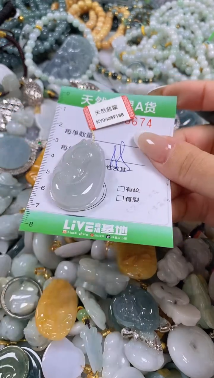 翡翠未镶嵌颈饰闪购0170674