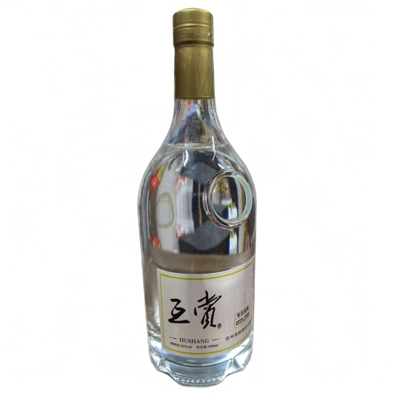 互赏【虎诏】互赏酒大曲玻璃瓶（1L) 酱香型白酒53度1L