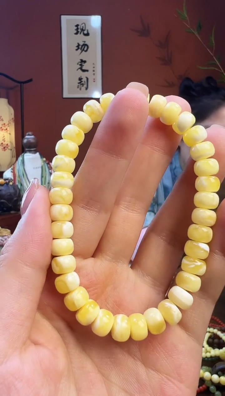 手串蜜蜡未镶嵌秀蜜蜡