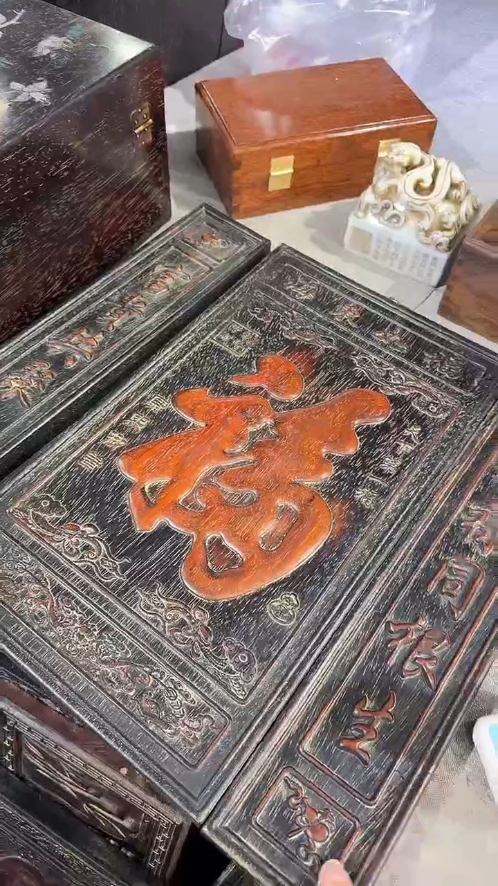 木越**风A052紫檀木雕刻链接以直播间为准