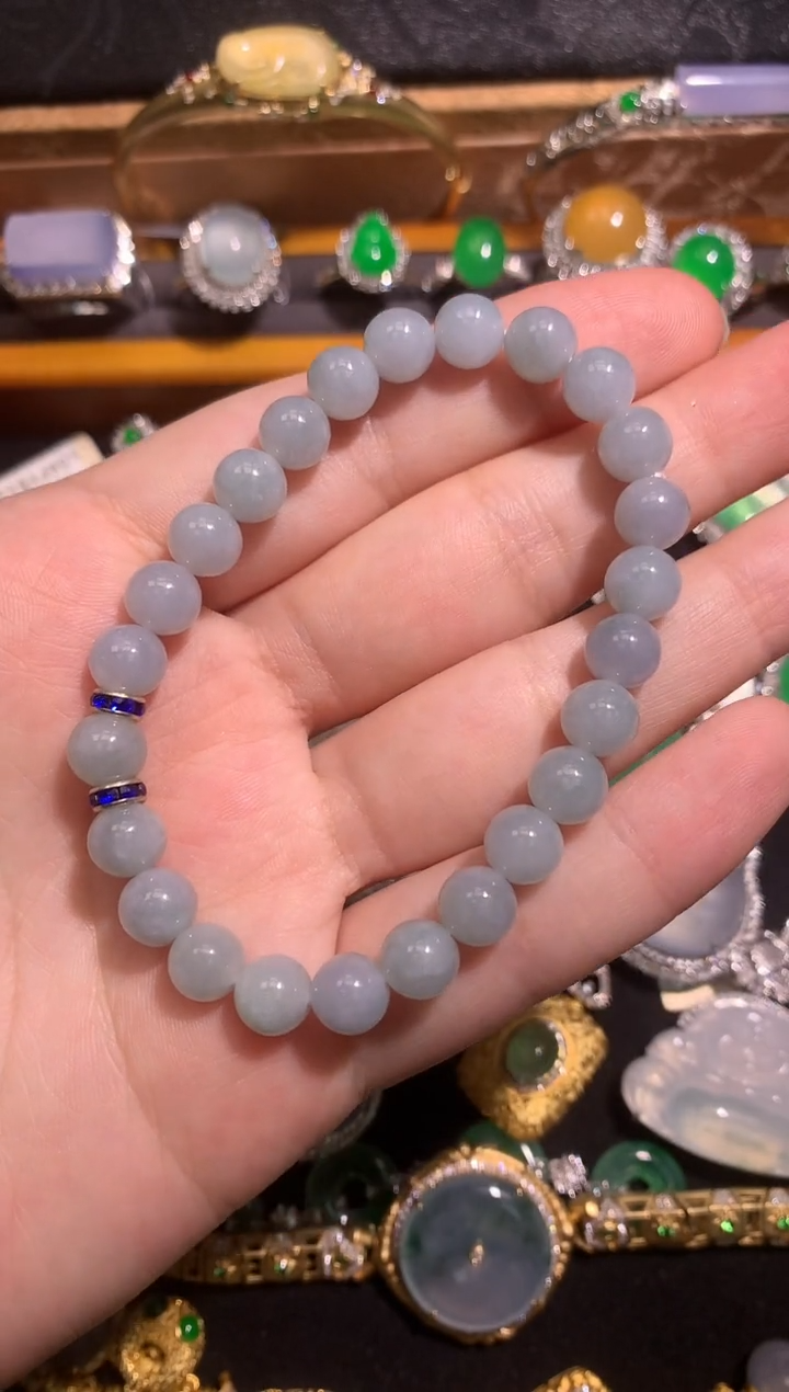 未镶嵌手串翡翠翡翠