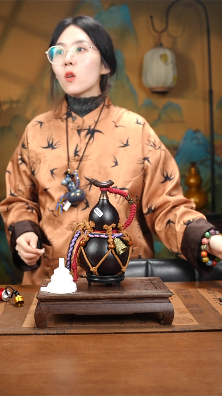 XA118网兜款大漆酒葫芦（现货现发）