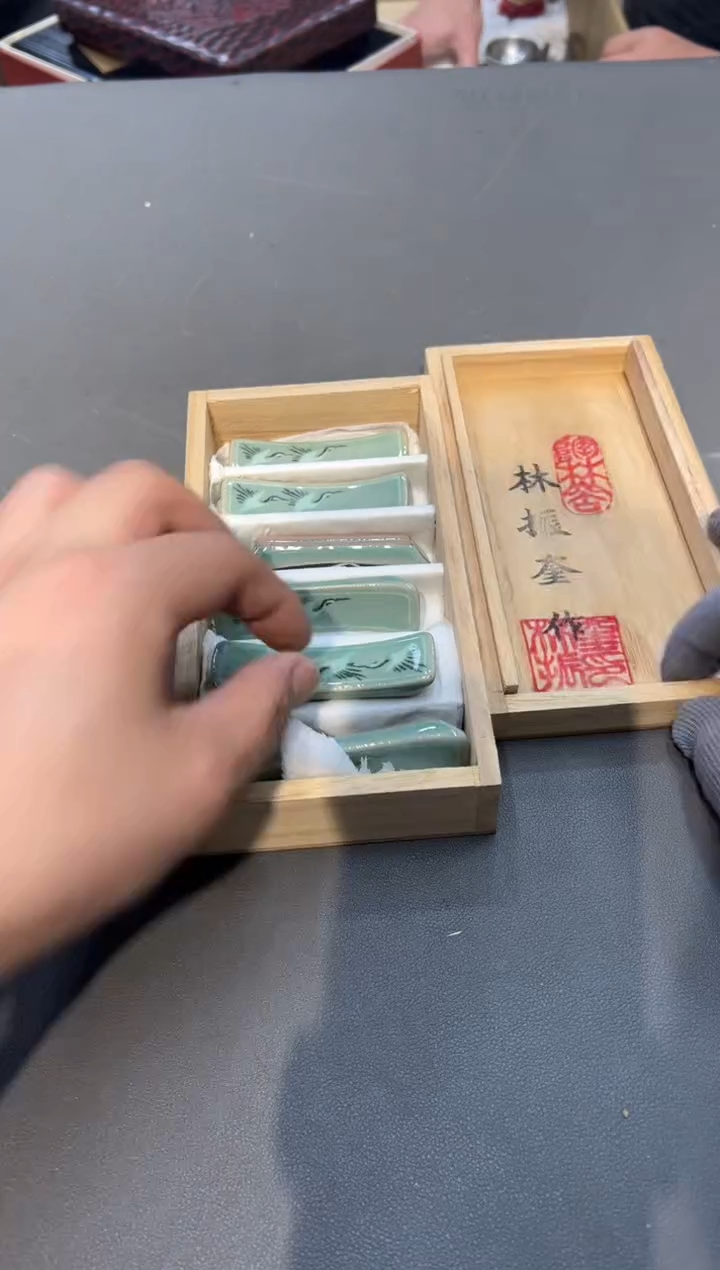 陶瓷潮**语工艺品小四孤品收藏
