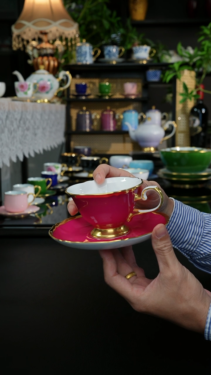 2等品玫红咖啡杯，，，，，