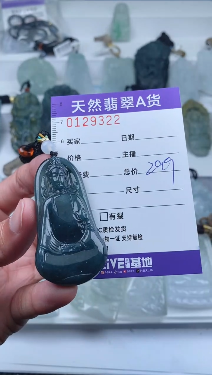 【闪购商品】翡翠颈饰未镶嵌         322