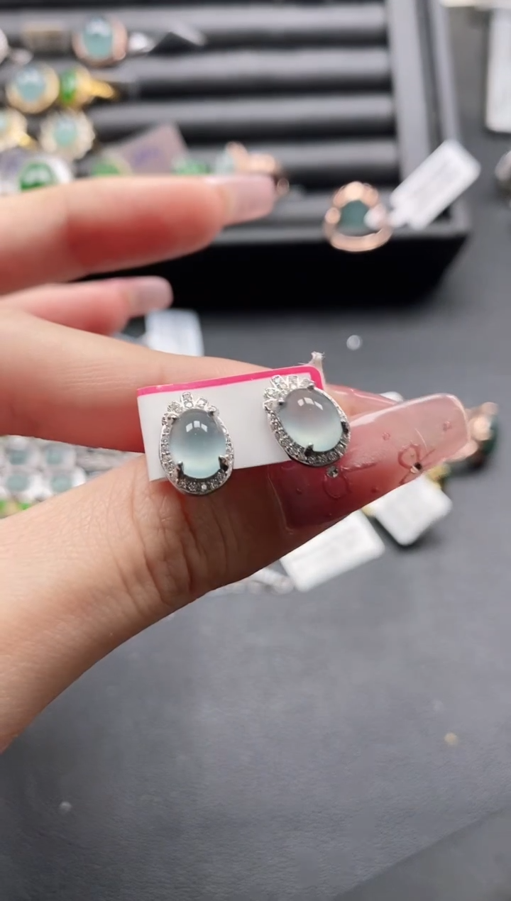 【闪购商品】翡翠戒指银S925镶嵌1111