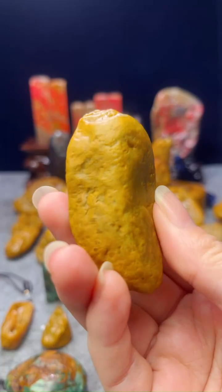 昌化石道*昌化田黄一个，