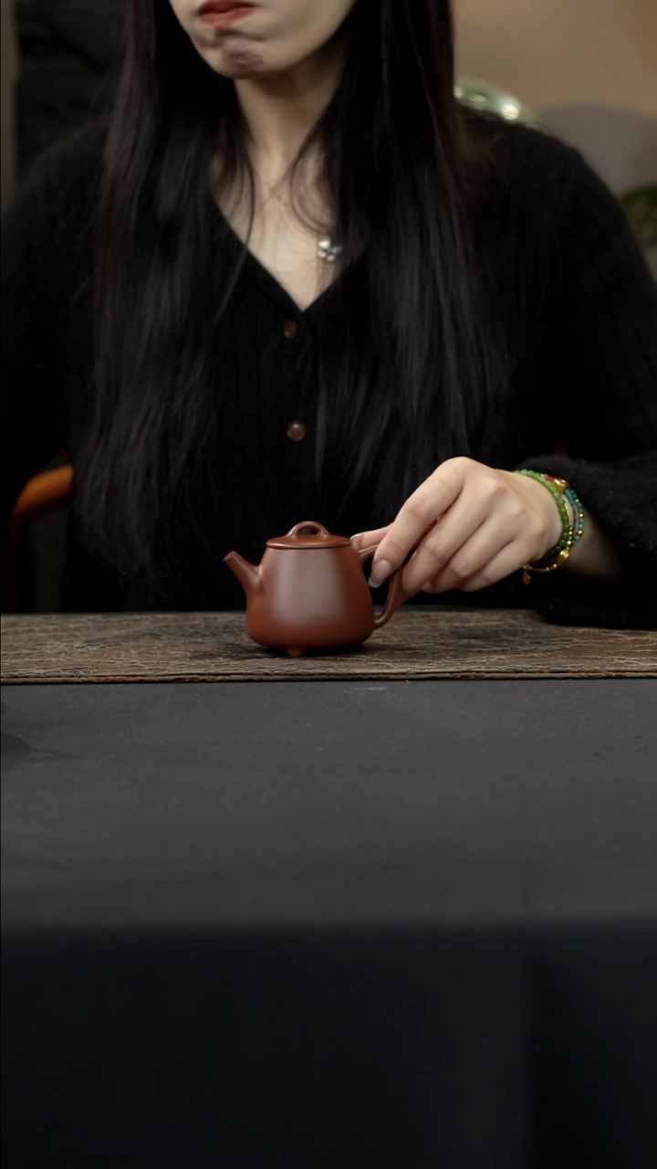 【闪购商品】紫砂茶壶底槽清高石瓢150cc