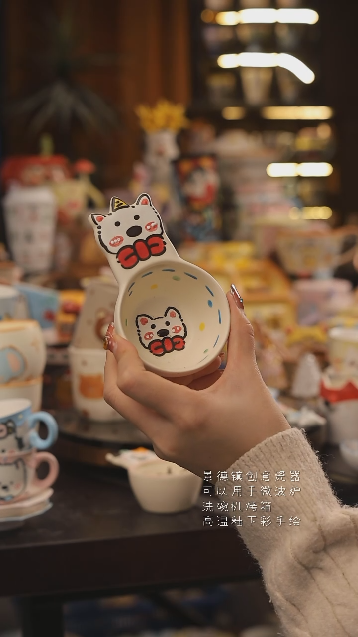 景德镇釉下彩绘设计师款式陶瓷