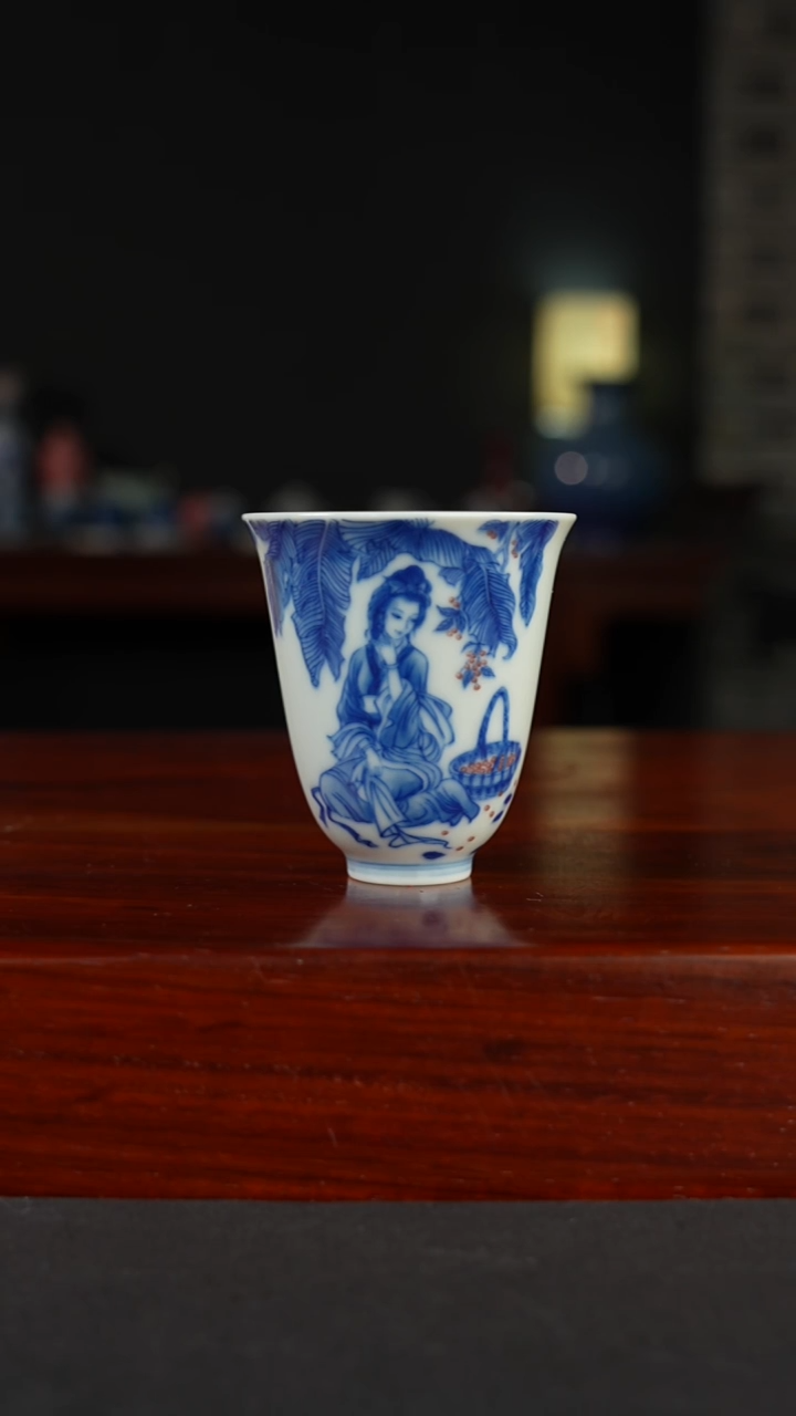祖传窑真柴窑传承400年西施采樱闻香杯