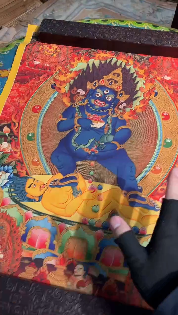 卷轴画路路的唐卡tk160