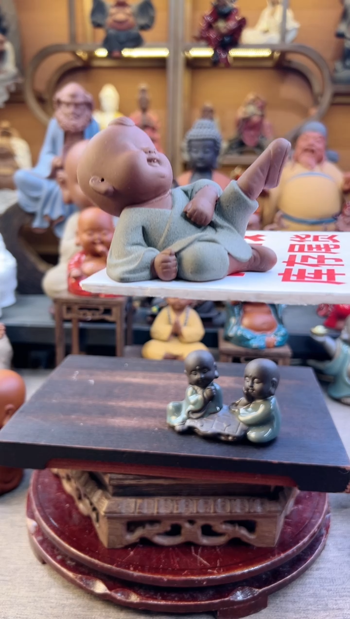 紫砂茶宠器闵紫砂茶宠摆件