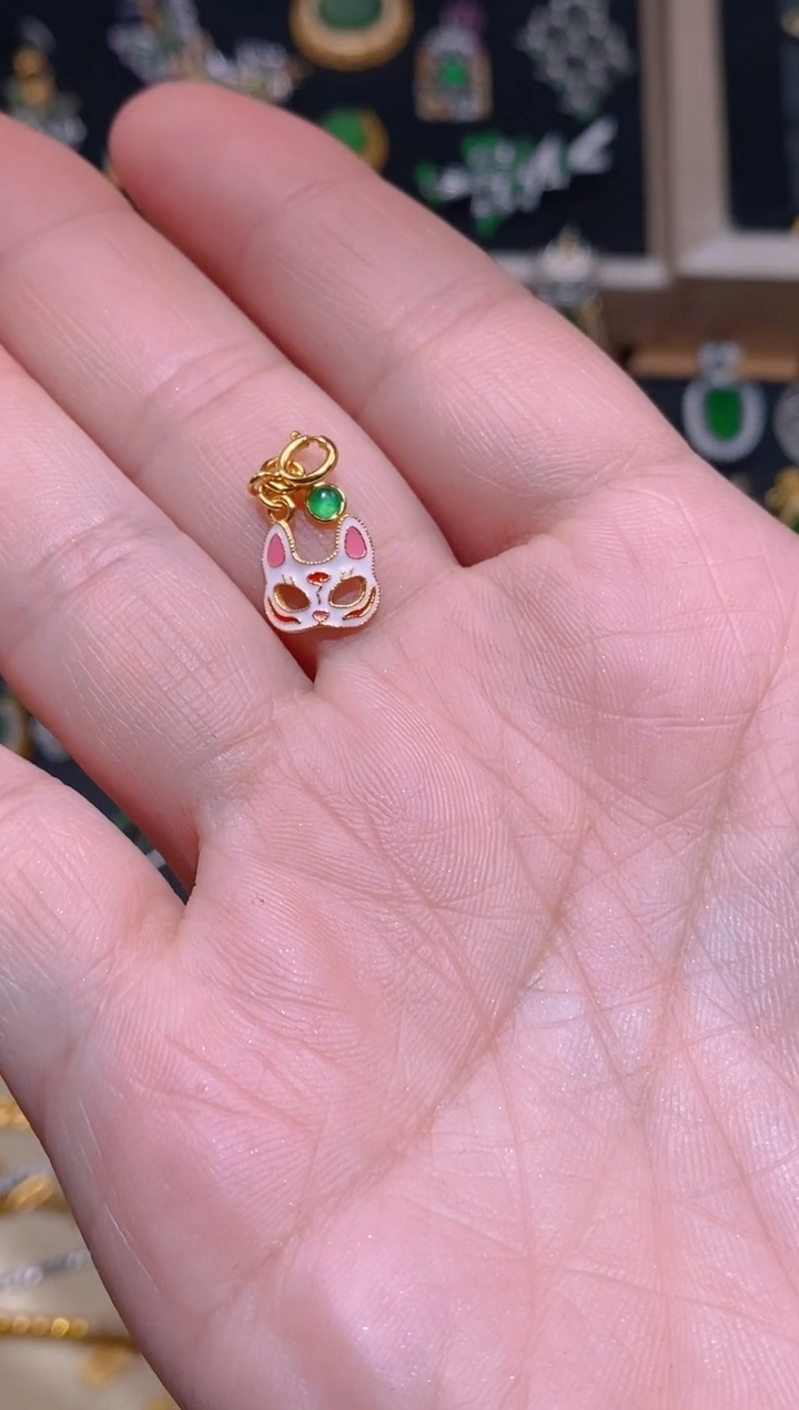 【闪购商品】翡翠吊坠(不含链)银S925镶嵌万能扣