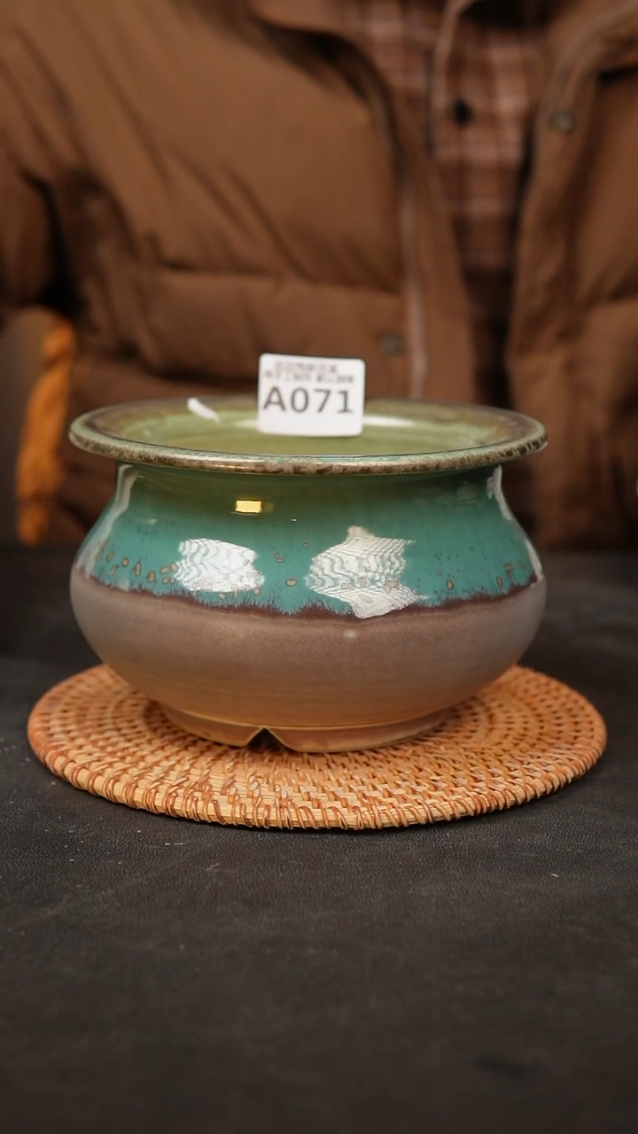 【闪购商品】瓷片071泥泥手工花盆