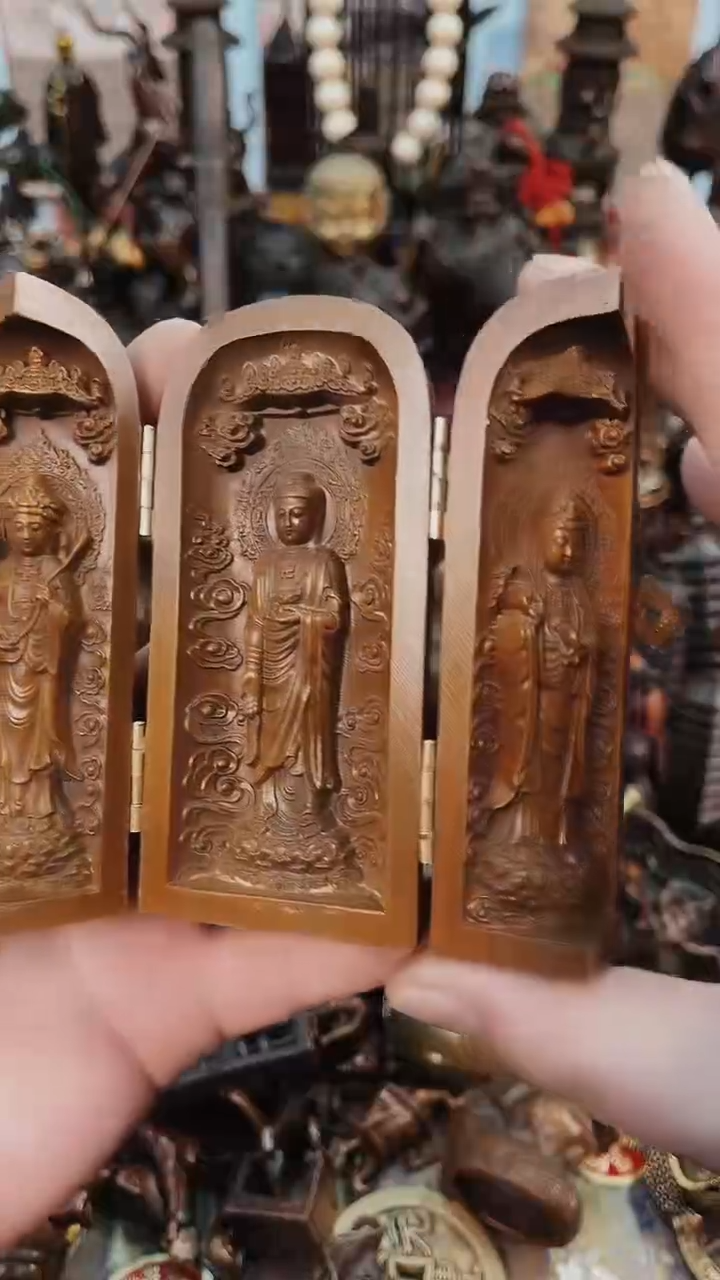 【闪购商品】黄杨木精铜工匠 别具韵味